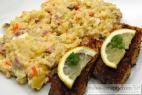 Recept Kaprie hranolky - kapor - návrh na servírovanie