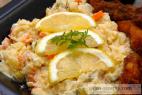 Recept Zemiakový šalát - základný recept - zemiakový šalát - návrh na servírovanie