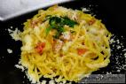 Recept Špagety carbonara - špagety - návrh na servírovanie