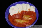 Recept Plnené papriky s paradajkovou omáčkou - plnené papriky - návrh na servírovanie