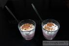 Recept Čučoriedkový zmrzlinový pohár - čučoriedkový pohár - návrh na servírovanie