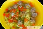 Recept Výborná polievka s hovädzími knedličkami - polievka s hovädzími knedličkami - príprava