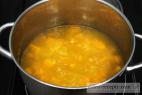 Recept Smotanová tekvicová polievka so slaninou a krutónmi - dýňová polévka - příprava