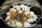 Recept Smotanová karfiolová polievka s bazalkou - karfiolová polievka - príprava