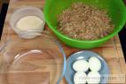 Recept Sójové gule plnené cibuľou s vajcom a údeninou - sójové gule - príprava