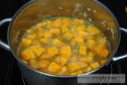 Recept Smotanová tekvicová polievka so slaninou a krutónmi - dýňová polévka - příprava